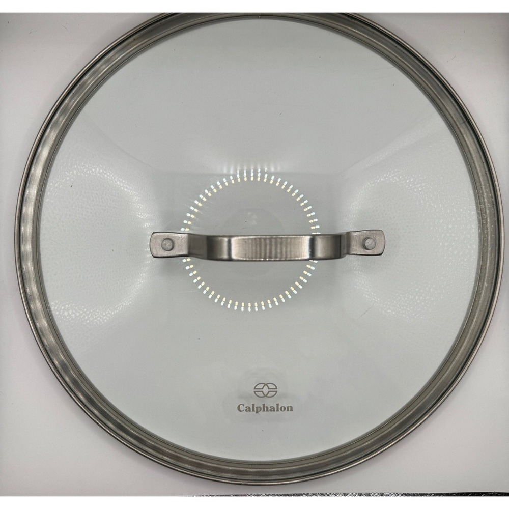 Calphalon 1390 10" Stainless Steel Frying Pan Skillet w Glass Lid Induction - Picture 11 of 12